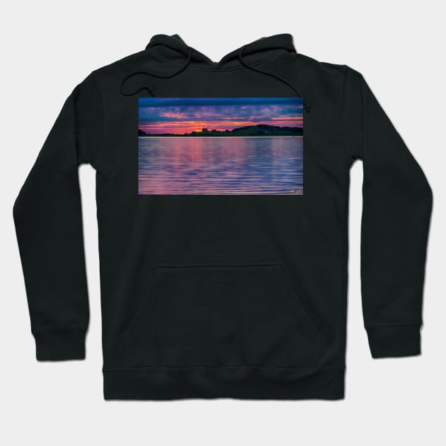 Port Hood Island at Sunset Hoodie by kenmo